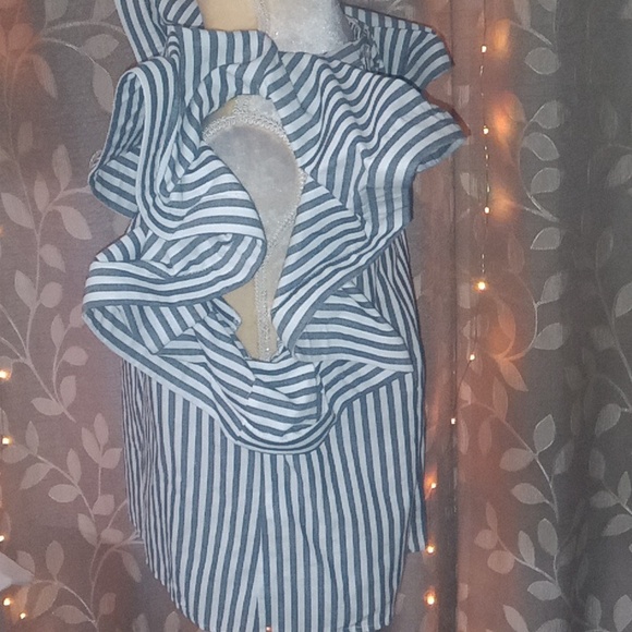 Touch Me Medium Striped Tank Blouse - Picture 2 of 3